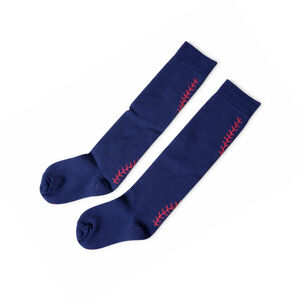 Boy’s Baseball Socks – 2 Pairs – Youper – Blue with Red Accents – Size S – NIP